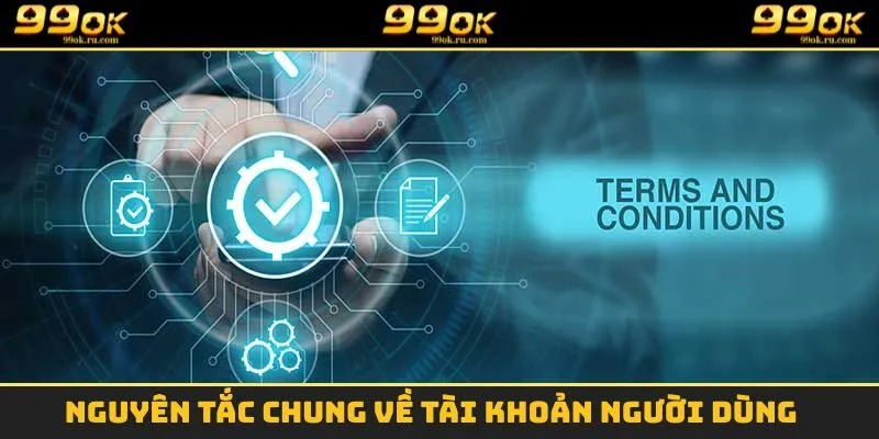 Điều Khoản Và Điều Kiện - Những Nguyên Tắc Cần Biết 2025 1 Nguyên tắc chung về tài khoản người dùng